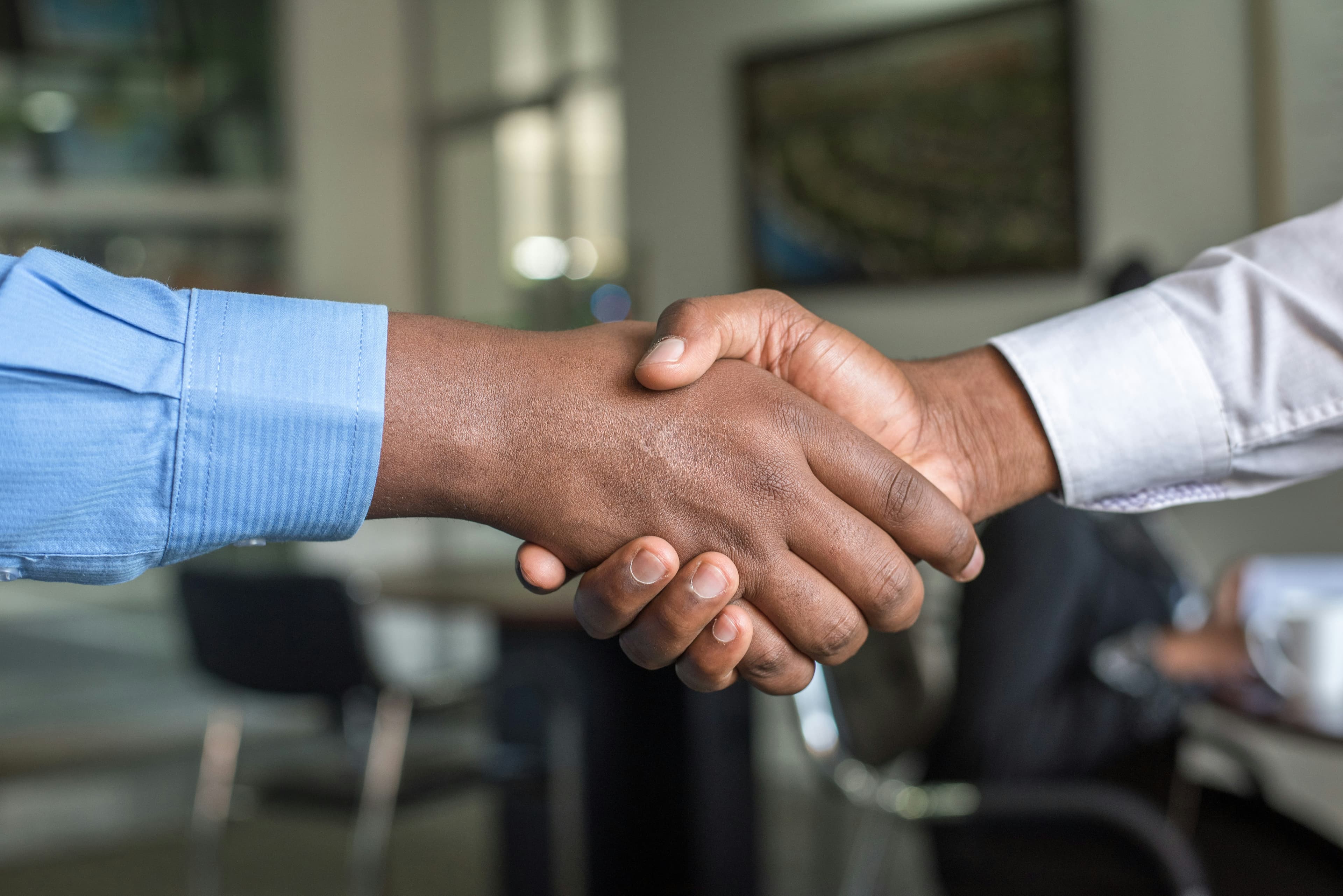 municipality shaking hands